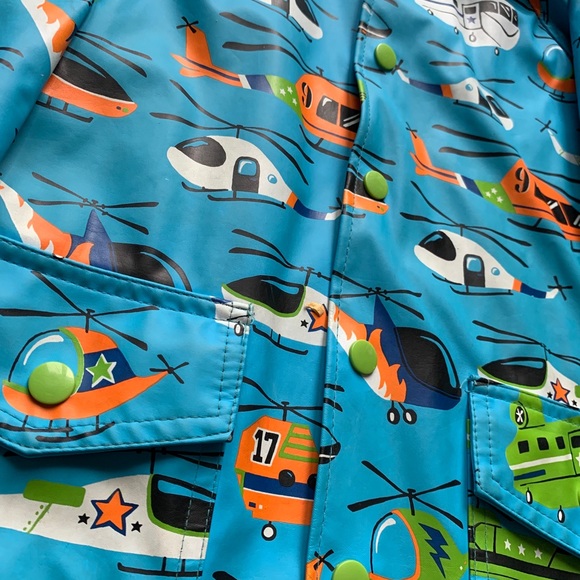🔴 SOLD - Hatley Helicopter Raincoat Size 6 - Picture 7 of 12